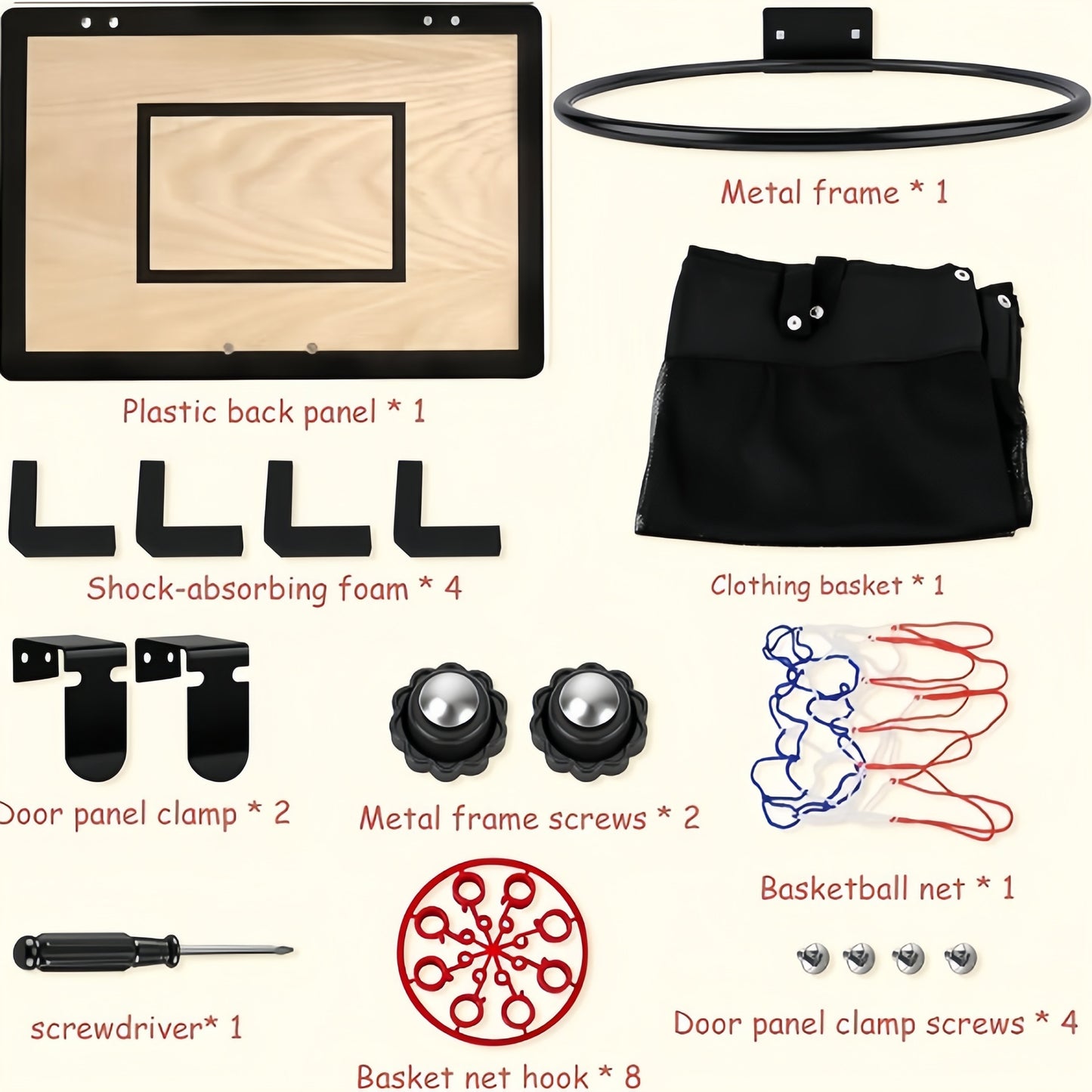 Slam Dunk Hamper – Basketball Laundry Hoop