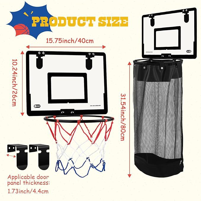 Slam Dunk Hamper – Basketball Laundry Hoop
