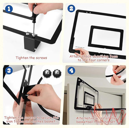 Slam Dunk Hamper – Basketball Laundry Hoop