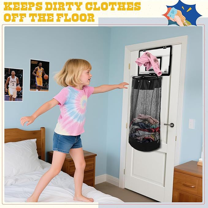 Slam Dunk Hamper – Basketball Laundry Hoop